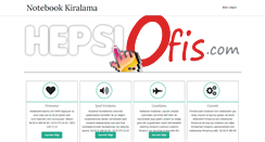 Desktop Screenshot of notebookkiralama.com
